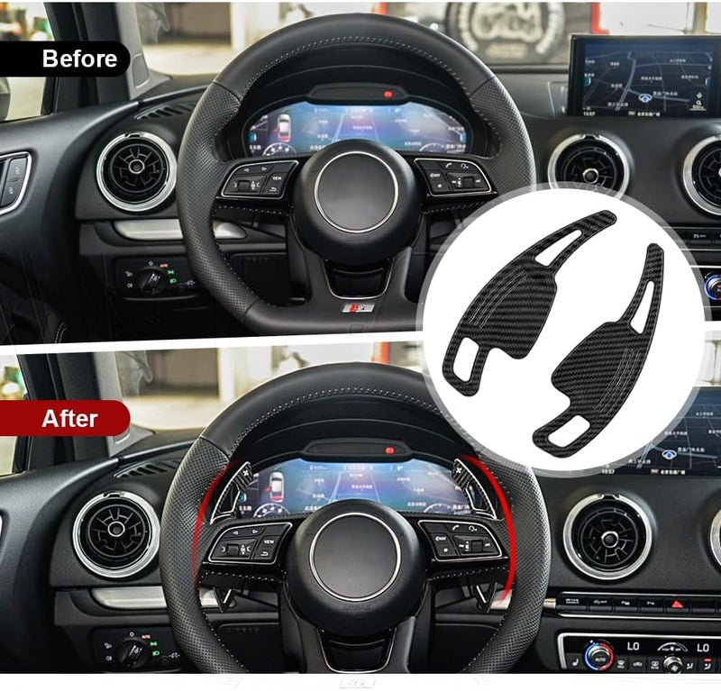 GZYF Steering Wheel Shift Paddle Shifter Extensions for Audi - Image 5