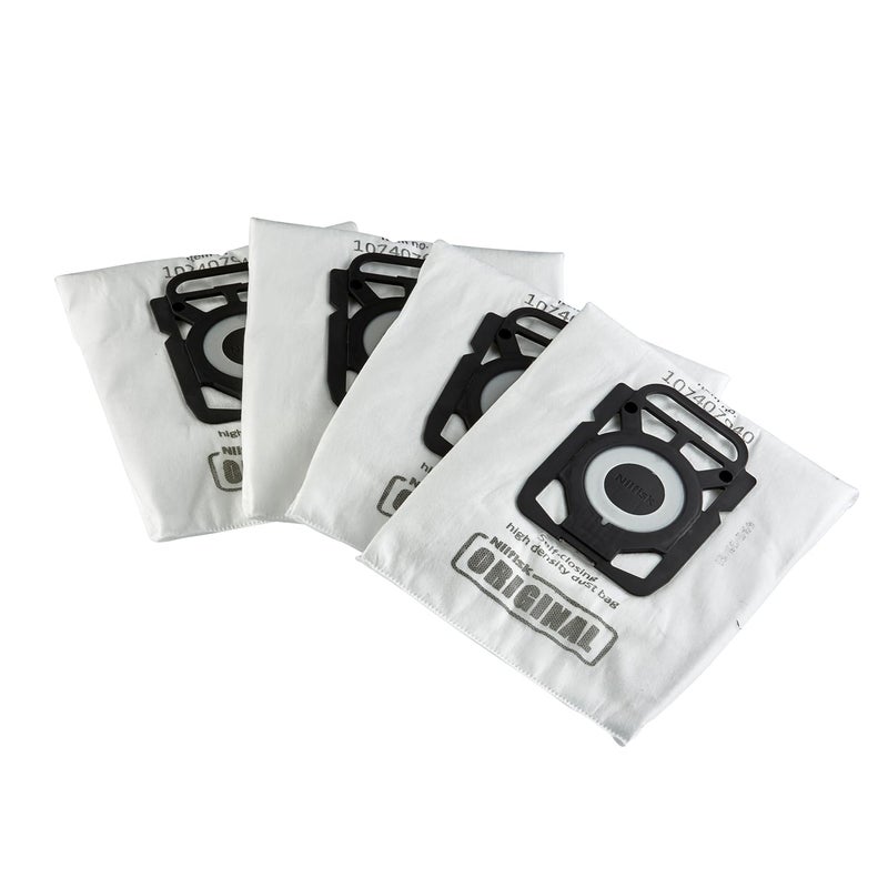 Nilfisk 4 Original Dust Bags  Prefilter  Elite Vacuum Accessories 107407940