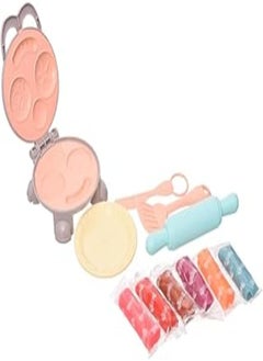 Generic Generic Plastic Hamburger Meal Machine With Many Color Mud And Accessories For Kids - Multi Color 