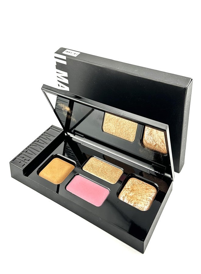 Il Makiage High Point-Bronzer, Blush and Highlighter Pro Palette- LIGHT - Image 1