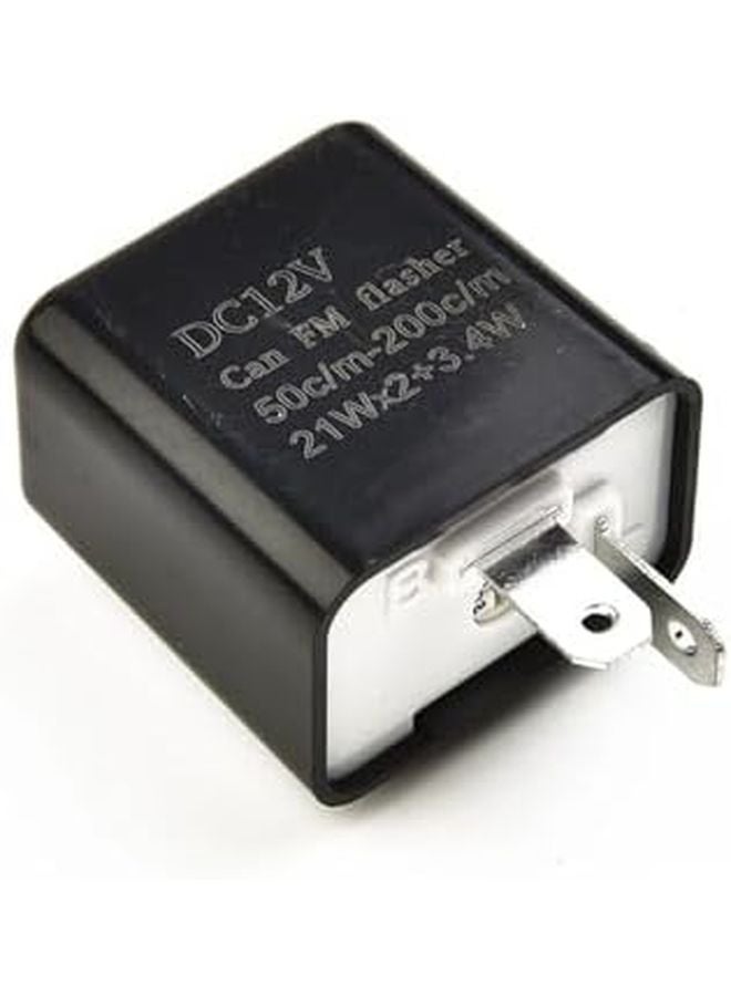 المرحّل العالمي ذو الدبوسين للدراجات النارية قابل للتعديل سرعة إشارة LED المؤشر 12 فولت - Image 2