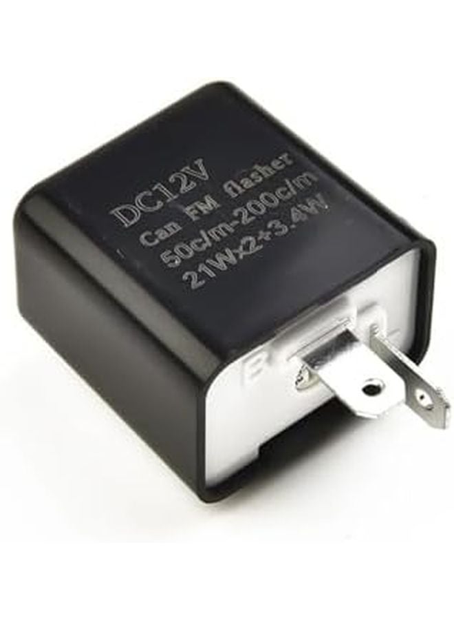 المرحّل العالمي ذو الدبوسين للدراجات النارية قابل للتعديل سرعة إشارة LED المؤشر 12 فولت - Image 5