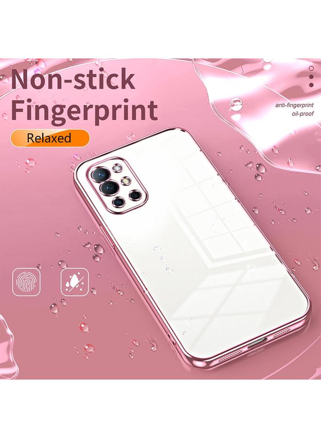 اس-توب جراب لهاتف OnePlus 9R، جراب شفاف مطلي بفتحة دقيقة - Image 4
