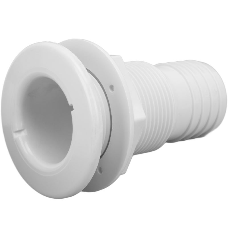 Marine Through Hull Fitting: ABS Plastic, Rugged Impact Resistant - Easy Tool-Free Installation Marine Drain Outlet for Onboard Boat Plumbing Systems - Image 4