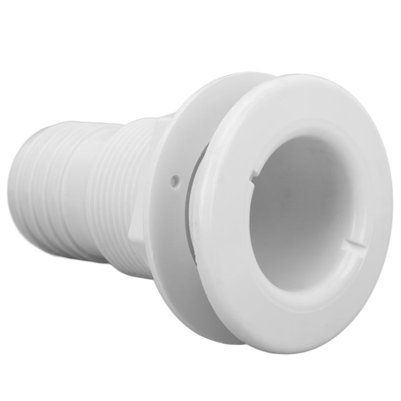 Marine Through Hull Fitting: ABS Plastic, Rugged Impact Resistant - Easy Tool-Free Installation Marine Drain Outlet for Onboard Boat Plumbing Systems - Image 2