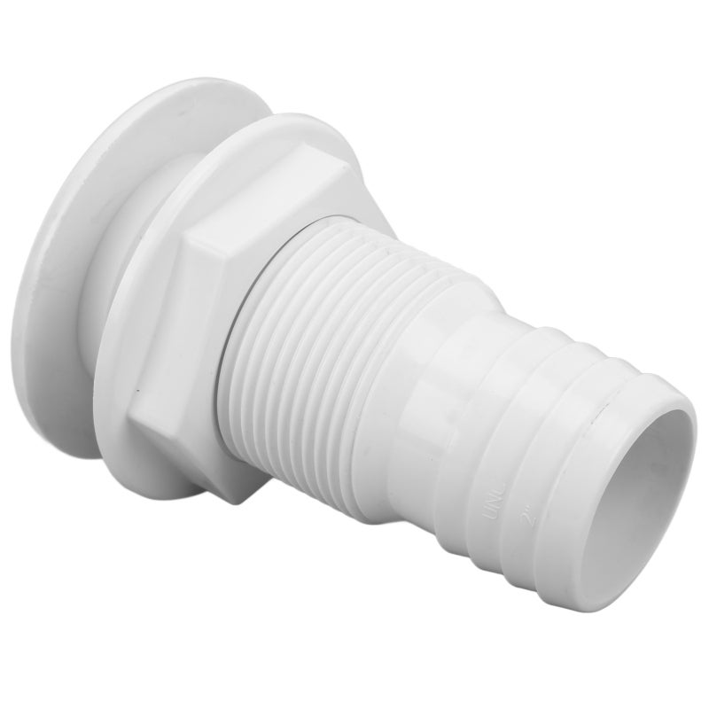 Marine Through Hull Fitting: ABS Plastic, Rugged Impact Resistant - Easy Tool-Free Installation Marine Drain Outlet for Onboard Boat Plumbing Systems - Image 5