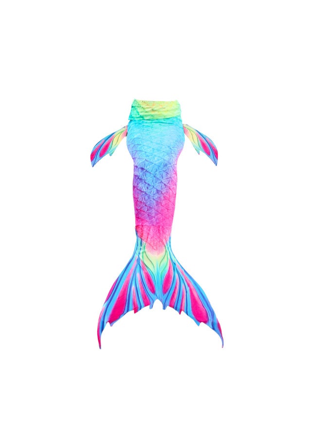 Mermaid Costume Dress - Girls Mermaid Fishtail Costume Dress - DH44 - Princess Dress Up, Halloween Cosplay, Fancy Party Wear, Birthday Costume, Fantasy Outfit Swimsuit - Image 2