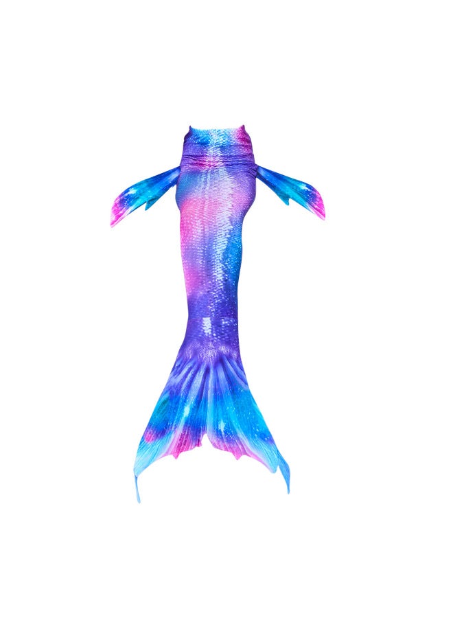 Mermaid Costume Dress - Girls Mermaid Fishtail Costume Dress - DH44 - Princess Dress Up, Halloween Cosplay, Fancy Party Wear, Birthday Costume, Fantasy Outfit Swimsuit - Image 3