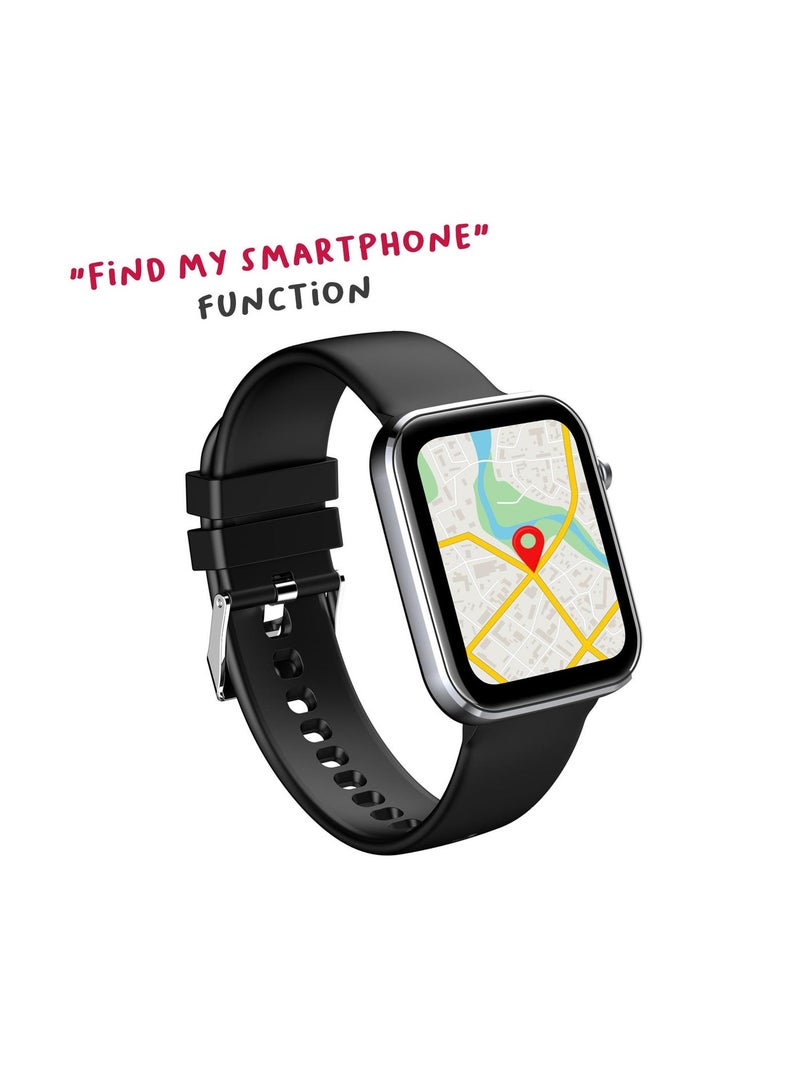 سيلي 1.69" Full Touch Large Color Display Trainer Smartwatch With IP67 Certification,Water & Dust Resistant,Gym Sports Mode,Long Battery Life,Messages Alerts,Heart Rate,Sleep Tracker For Unisex. - Image 4