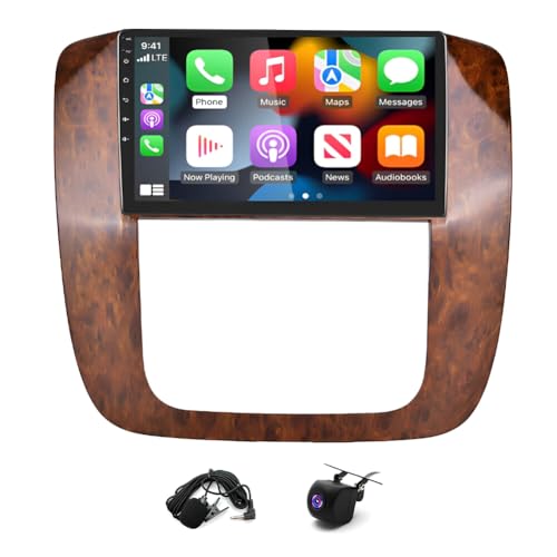 Hiolpen Double Din Car Stereo Android 13 for GMC Yukon for Chevy Tahoe Suburban 07-12 for CarPlay Radio Stereo GPS 2+32G - Image 1