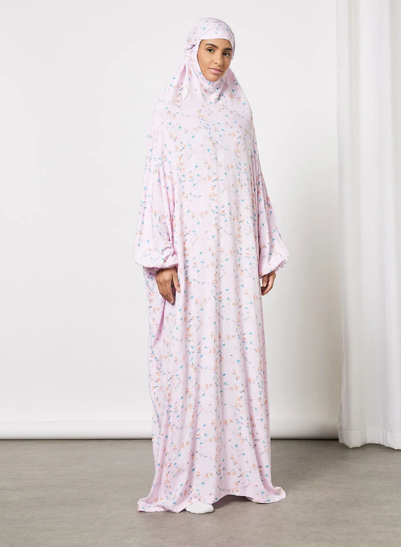 Hayat Praying Dress With Attached Veil