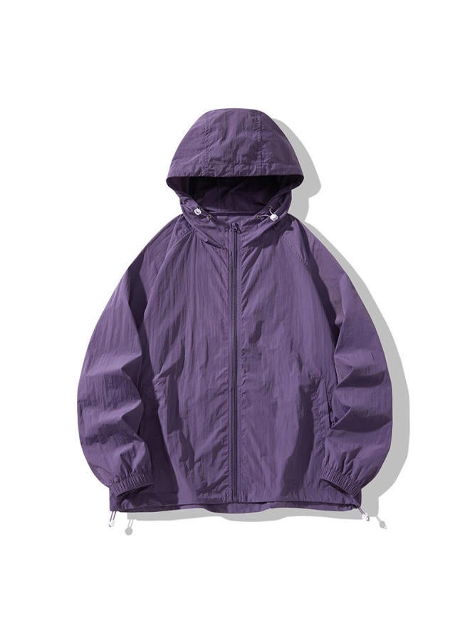 Song Feng Ya Sun Protection Clothing Men's Summer Thin Ice Silk Casual Hooded Couple Sun Protection Clothing Outdoor Sportswear Skin Clothing - Image 5