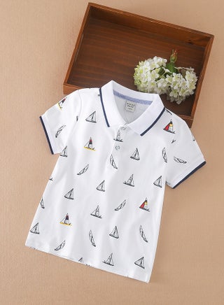 KUYEEBEAR Boys Polo Shirts Summer Short Sleeved Print Top - pzsku/Z751864B99F58F1C55782Z/45/1746226930/48f81495-44e1-4f8c-a6f0-bfa38269c3b9
