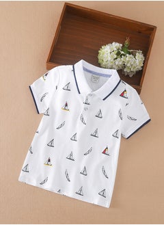 Boys Polo Shirts Summer Short Sleeved Print Top - pzsku/Z751864B99F58F1C55782Z/45/_/1735546044/441d6c6c-e7b0-4d29-a2ef-50d44ea5a7b9