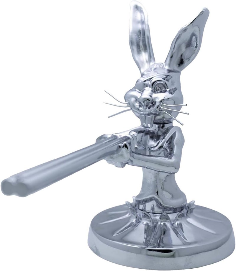 Genérico Rabbit Motor - Alloy 7x4x10cm | for Car Bonnet | Truck Bonnet | Decorative Accessories for Cars and Trucks for Dashboards, Vehicle Customization, , E - Image 1