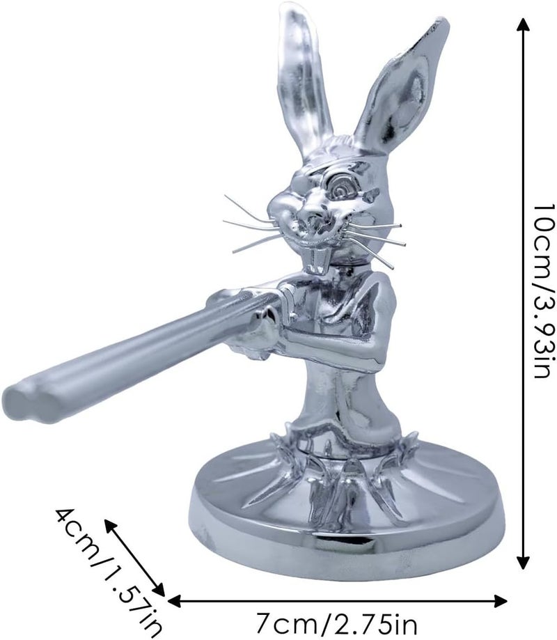 Genérico Rabbit Motor - Alloy 7x4x10cm | for Car Bonnet | Truck Bonnet | Decorative Accessories for Cars and Trucks for Dashboards, Vehicle Customization, , E - Image 5