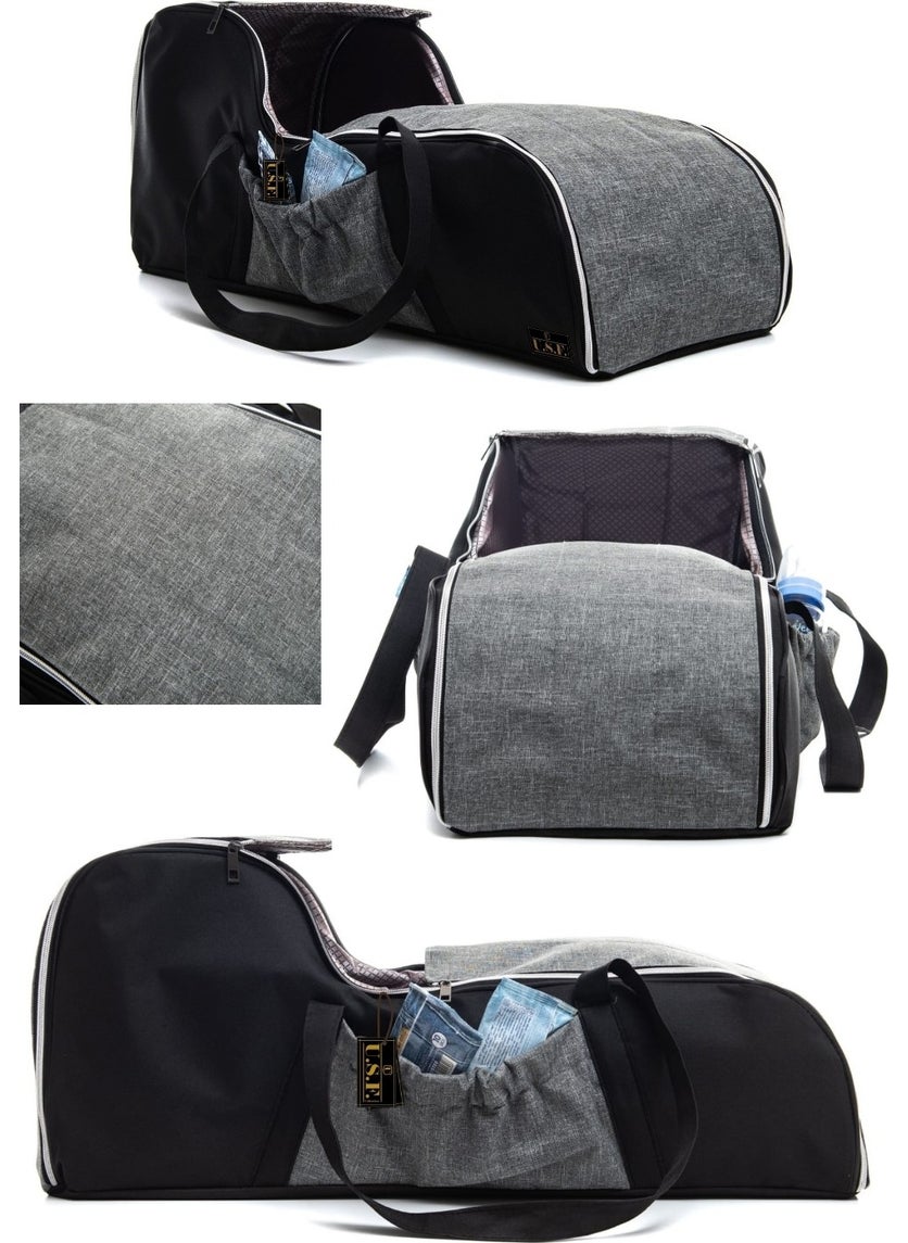 U.S.F Carrycot, Baby Carrier, Stroller + Hospital Release Mother and Baby Care Bag Set of 2  - Image 4