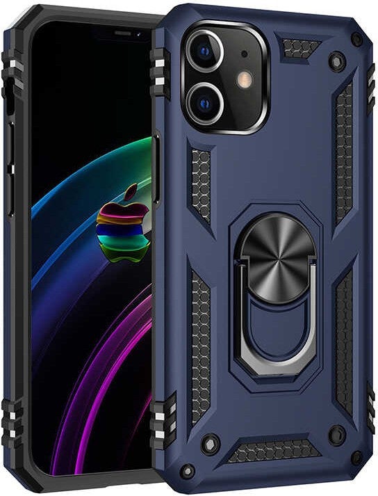 TahTicMer Xiaomi Mi 11 Case Dual Layer Ring Magnetic Vega Car Holder Supported Armored Tank Cover 