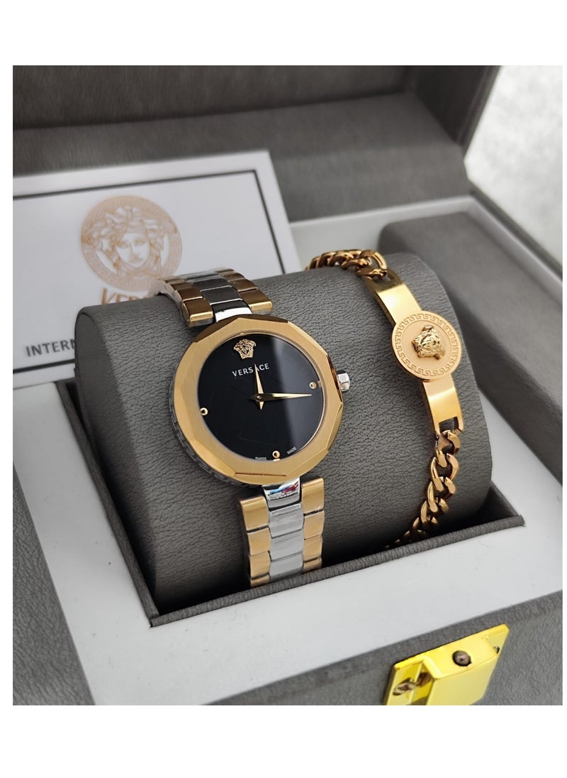 VERSACE - Luxury and beautiful second-class Versace women's watch set - Image 1