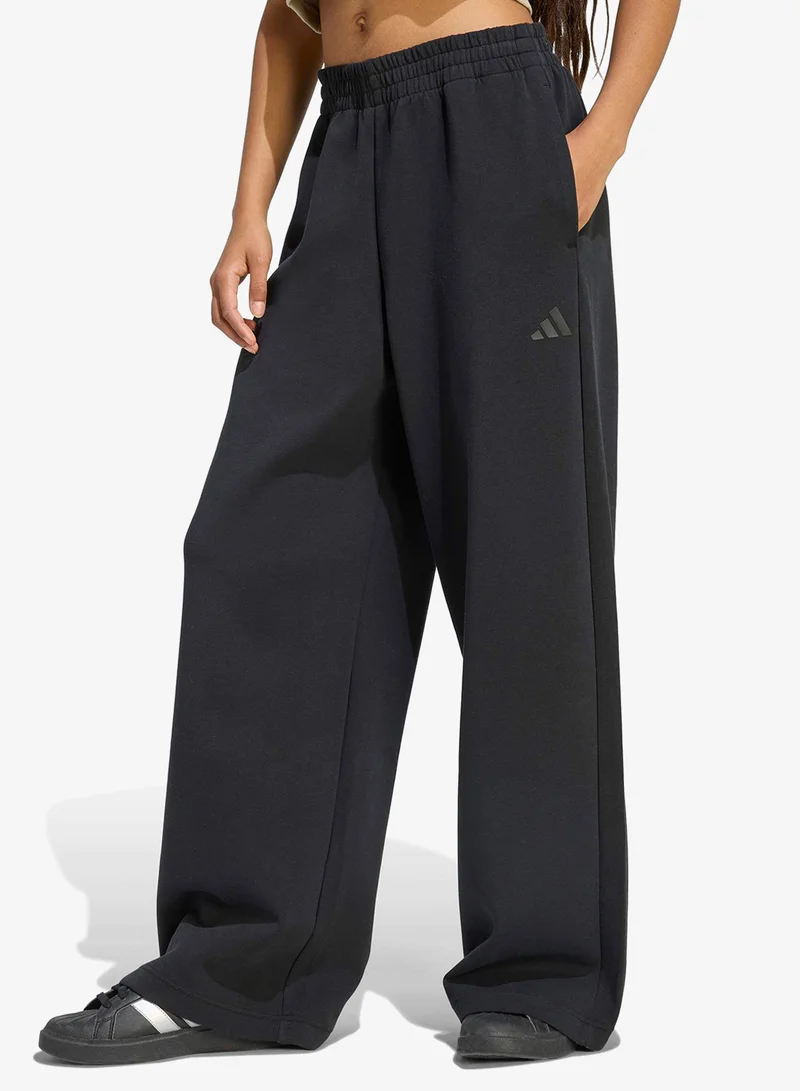 Adidas Soft Lux Straight Leg Tracksuit Bottoms