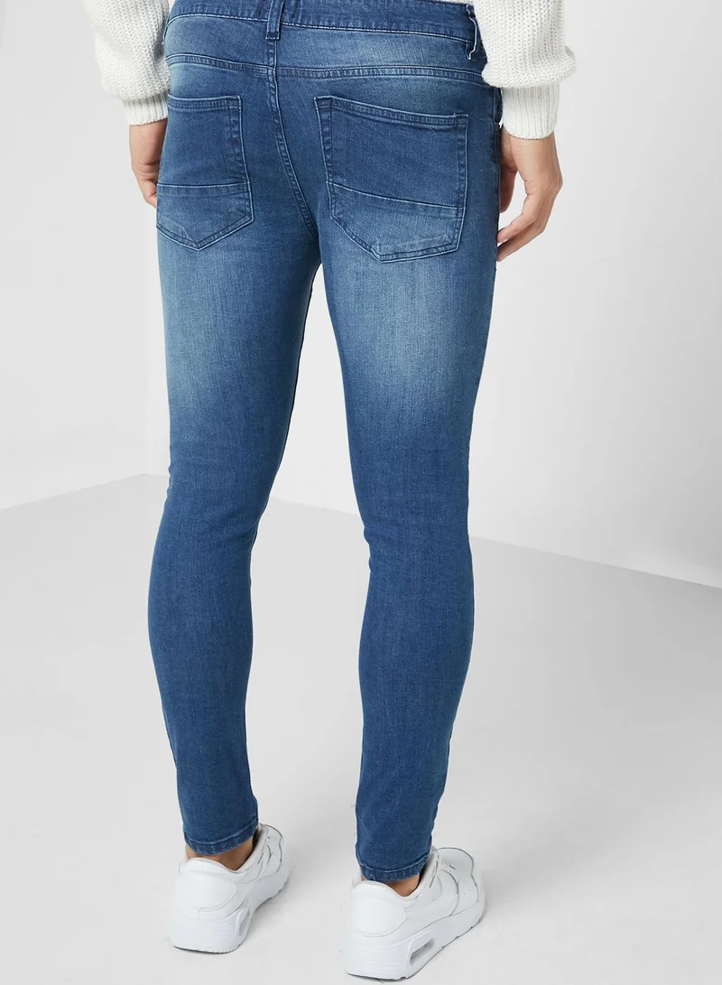 Seventy Five Super Skinny Fit Five Pocket Jean