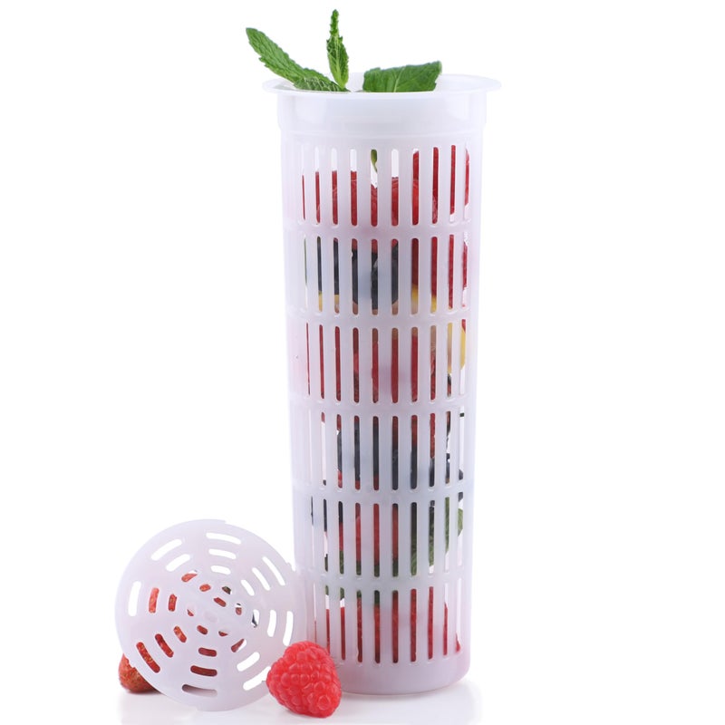 MBSRITY Mason Jar Infuser For 64 Oz Wide Mouth Mason Jug Water Pitcher Filter Food Grade Mesh Strainer For Fruit Infused Water, Iced Tea, Lemonade, Sun Tea, Mint Water, Cocktail, Cold Brew Coffee - Image 1