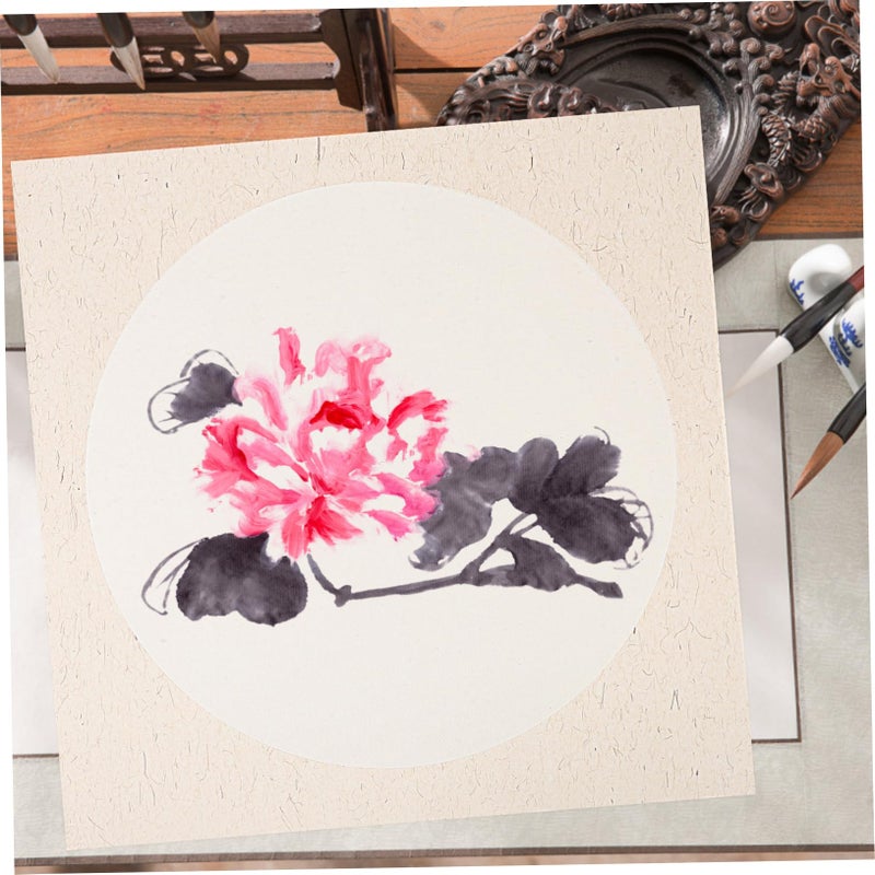 Chinese Calligraphy Paper Rice Painting Writing 10 Sheets Thickened Rice Paper - Image 5
