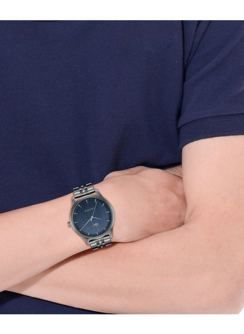 LACOSTE LACOSTE ROUND ANALOG MEN'S NAVY CASE WATCH - 2011371  - Image 4