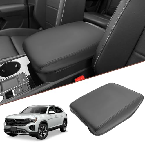 SKTU for 2024 2025 Volkswagen Atlas Center Console Cover 2024 2025 VW Atlas Armrest Cover 2024 2025 Atlas SE/SEL Center Console Pad Volkswagen Atlas 2024 2025 Accessories Center Console Cushion - Image 1