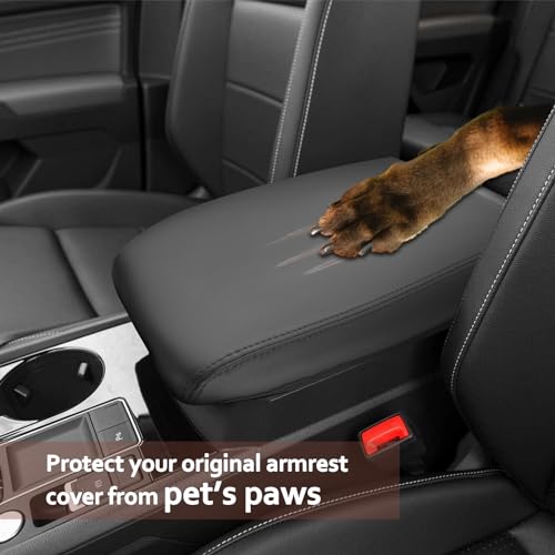 SKTU for 2024 2025 Volkswagen Atlas Center Console Cover 2024 2025 VW Atlas Armrest Cover 2024 2025 Atlas SE/SEL Center Console Pad Volkswagen Atlas 2024 2025 Accessories Center Console Cushion - Image 4