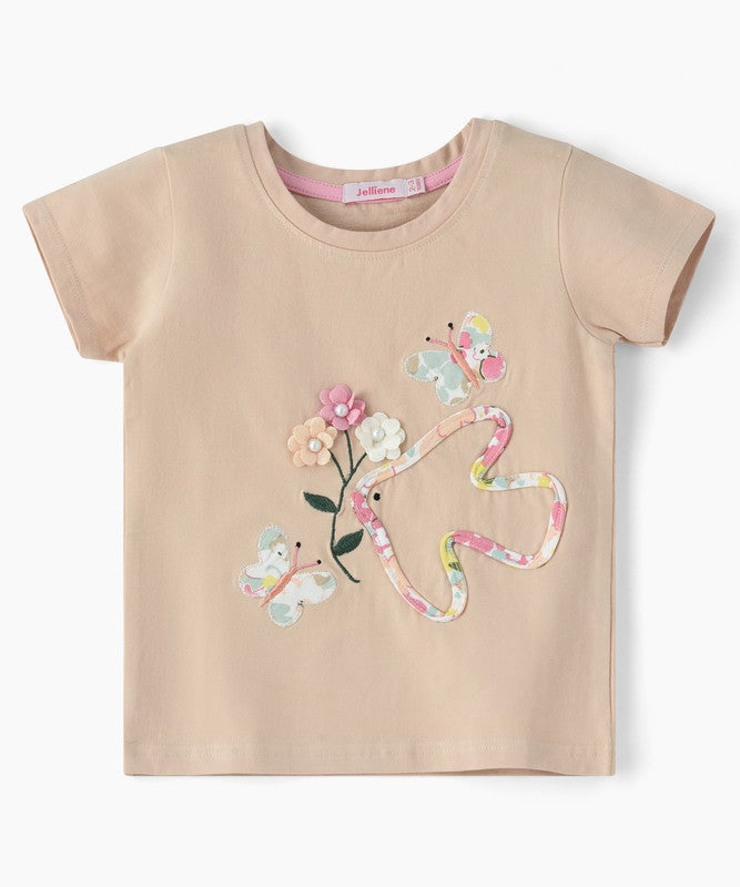 JELLIENE GIRLS TOP MAKE YOUR LITTLE ONE LOOK EXTRA ADORABLE WITH THIS GRAPHIC - Image 1