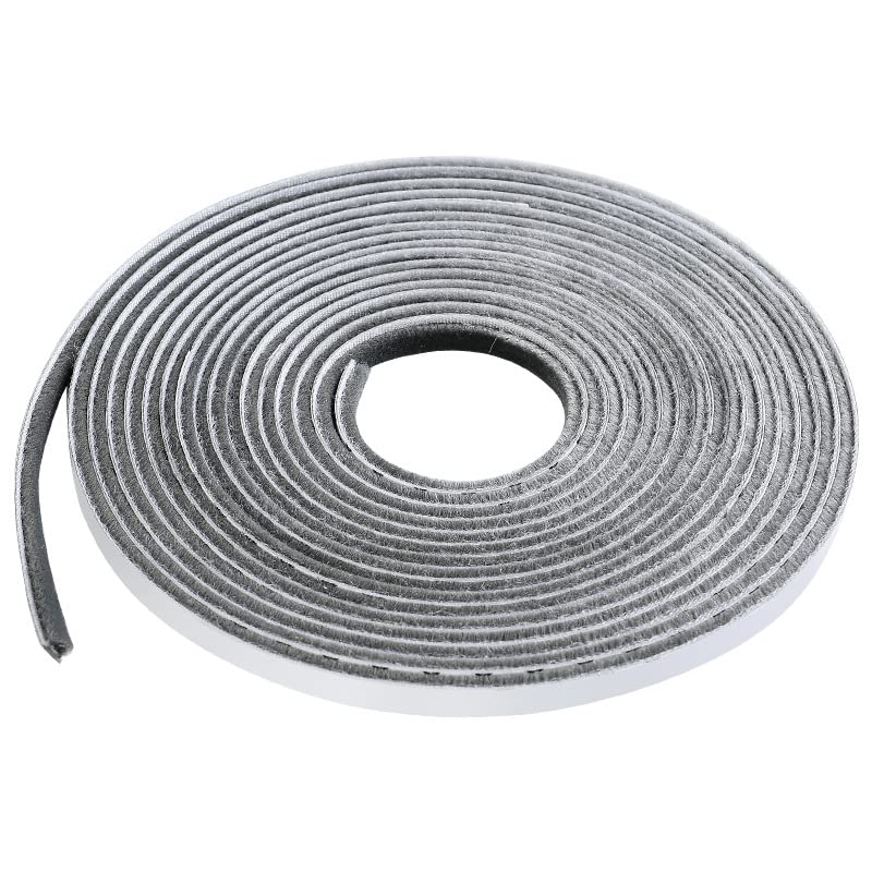 Bowiemall® 10m Woven Weather Stripping for Windows & Doors, Brown, Plastic, Seal, Soundproof, Windproof, Dustproof - Image 3