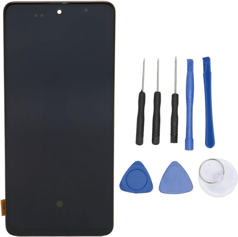 استبدال شاشة الهاتف لطراز A51 4G A515، مجموعة شاشة تعمل بتقنية OLED مع شاشة لمس ومحول رقمي، مزودة بأدوات إصلاح، وتدعم خاصية التعرف على بصمات الأصابع، ومناسبة لهواتف A51 4G A515. - Image 1