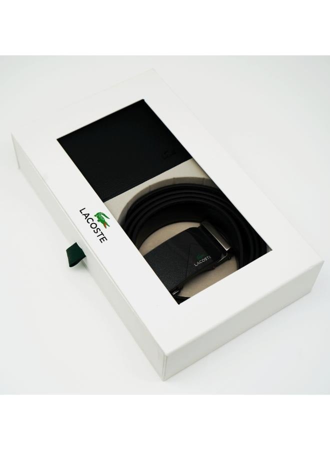 لاكوست طقم لاكوست عبارة عن  محفظة كلاسيك  و حزام انيق  للرجل - Image 1