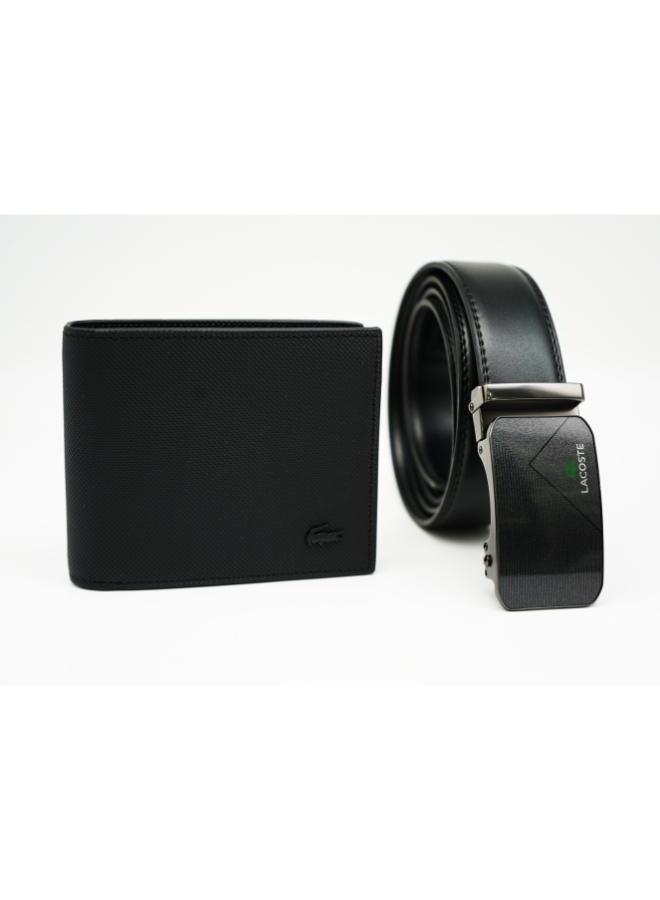 لاكوست طقم لاكوست عبارة عن  محفظة كلاسيك  و حزام انيق  للرجل - Image 3