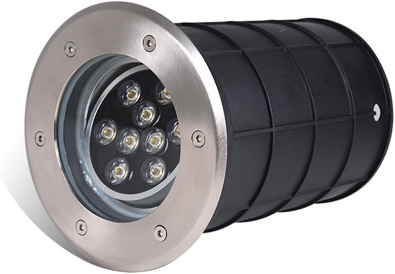 مصباح أرضي خارجي قابل للتعديل، ضوء تحت الأرض مدمج، سبوت لايت LED، مقاوم للماء IP65، جهد AC85-110V، مصابيح حديقة مدفونة للممرات والسلالم والأسطح المستديرة للمناظر الطبيعية - Image 1