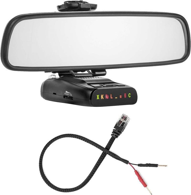 Radar Mount Mirror Mount + Mirror Wire for Uniden Radar Detectors - DFR7 R3 R4 R7 R8 (4001109) - Image 1
