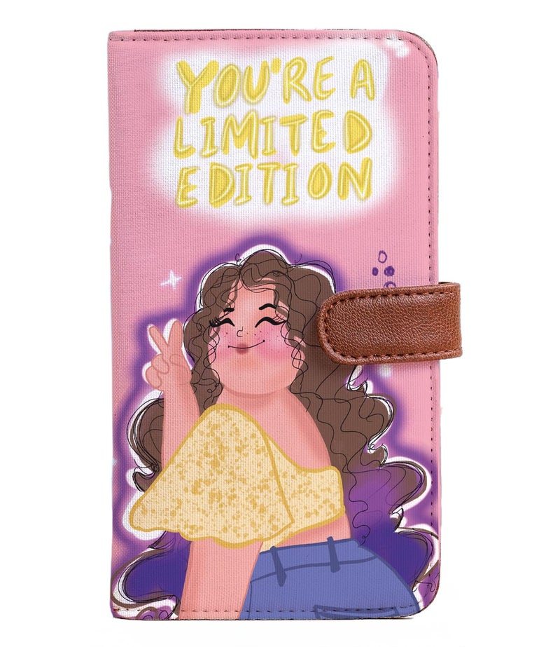 Kalankit Passport Wallet for Women | Vegan Leather Bi-Fold Long Wallet & Travel Purse | Valentine Gift for Her, Valentine Gifts for Women | Limited Edition - Image 1