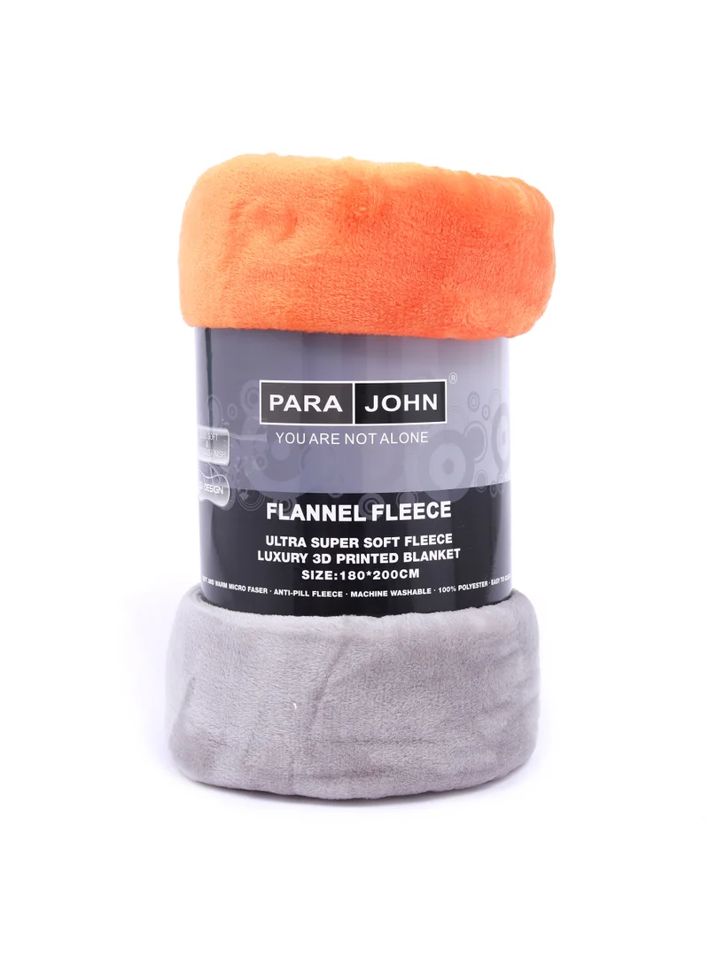 بارا جون بطانية فليس Para John – بطانية ناعمة من المايكروفايبر والبوليستر مقاس 180×200 سم قابلة للغسل في الغسالة