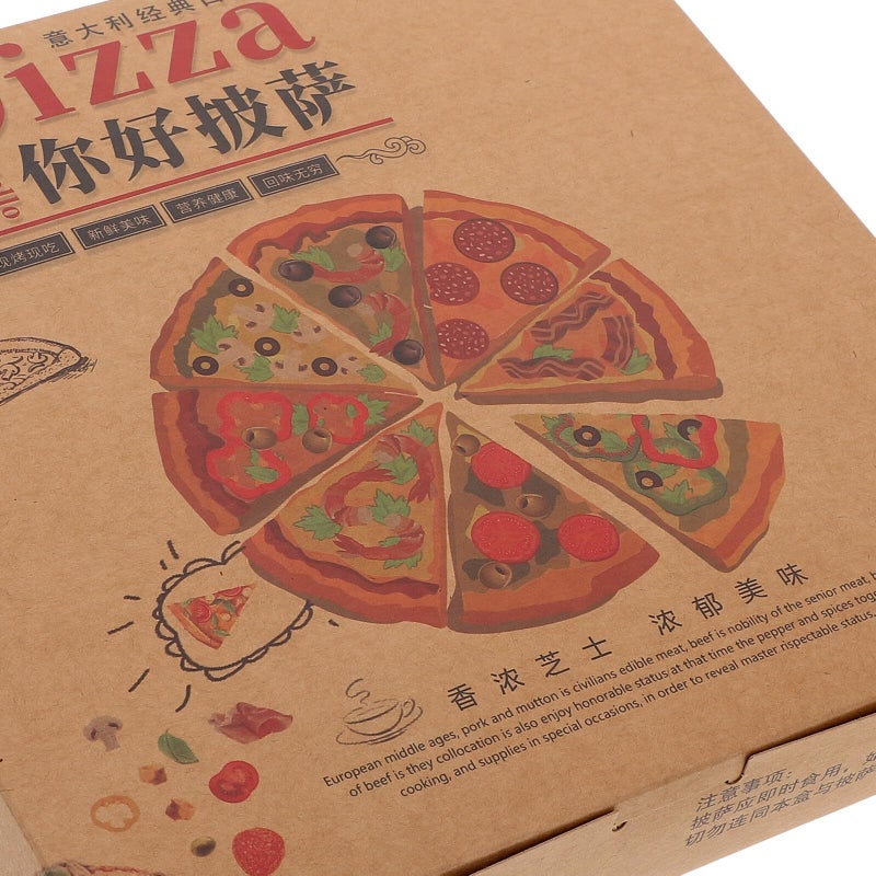 20 Disposable Pizza Slice Boxes Food Grade Cardboard Take Out Containers For Party - Image 4