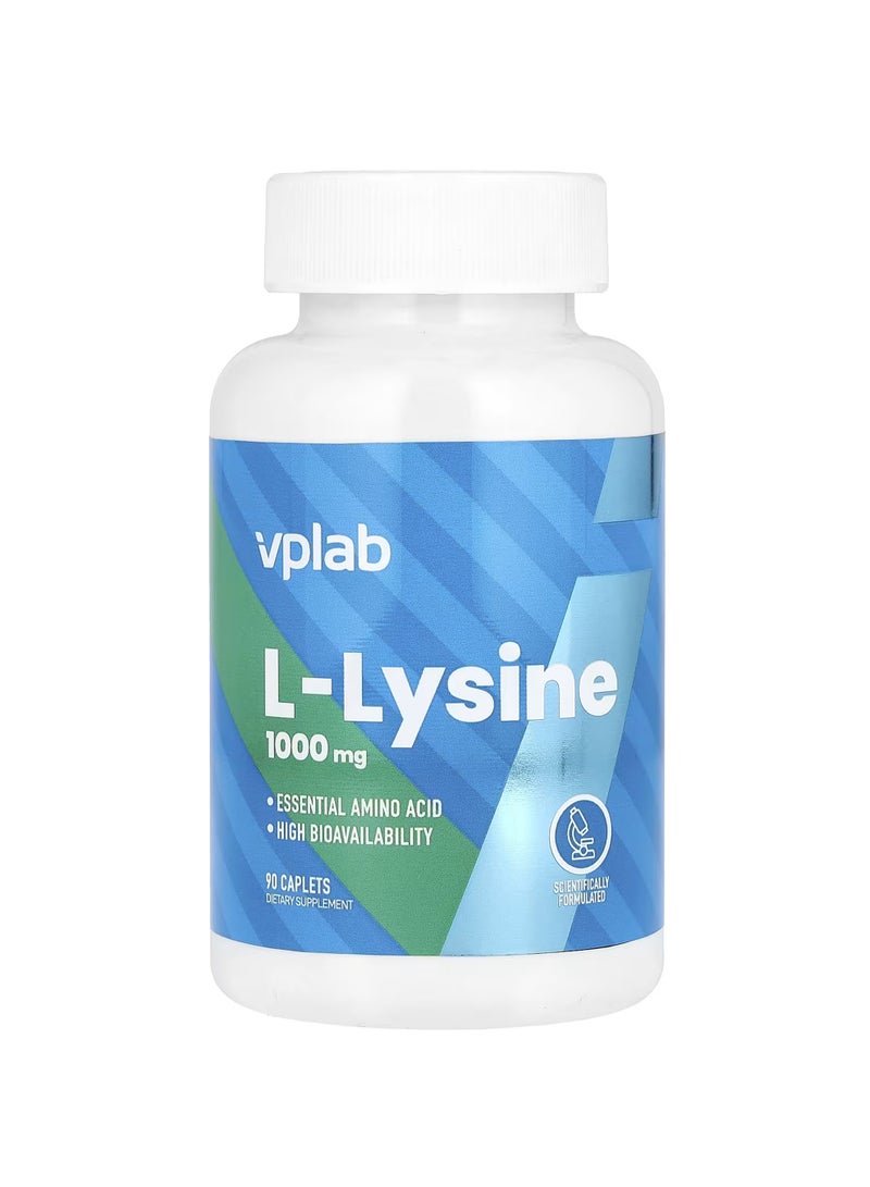 L-Lysine, 1,000 mg, 90 Caplets