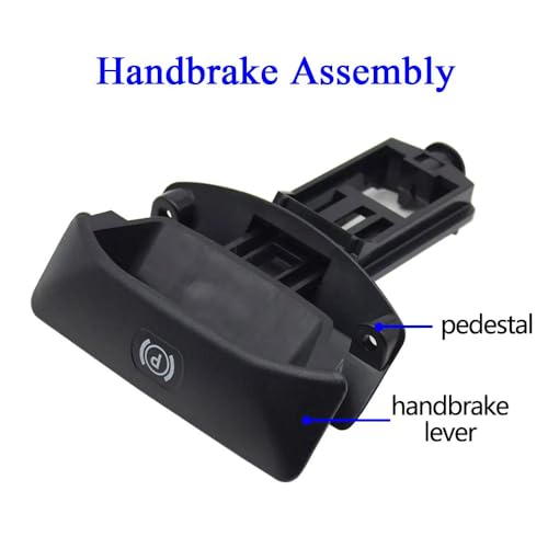 Goodithy Handbrake Release Handle Assembly Handbrake Parking Brake Lever Handle Complete Replacement for Mercedes Benz C E GLK CLS Class W204 W212 W207 W218 X204 2044270020 - Image 3