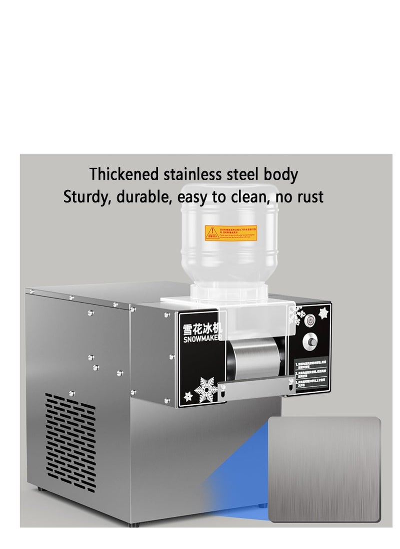Cool Baby - Household Automatically Electric Ice Crusher Shaver, Adjustable Speed Snowflake Ice Maker, Ice Crusher Shaver, 220kg/day Ice Shaving Machine for Dessert Ice Cream Equipment - Image 1