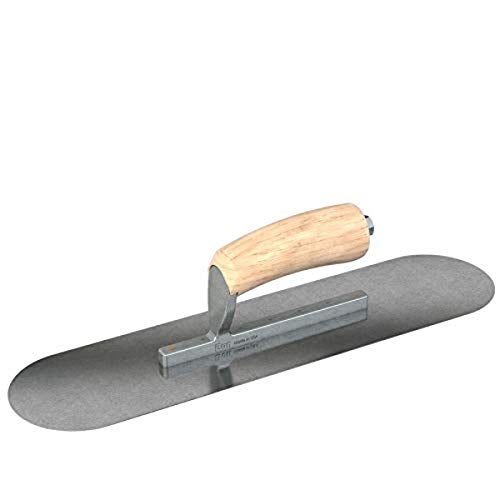 Bon 66202 Steel City Pool Trowel Carbon Steel 8 X 3 Wood - Image 1