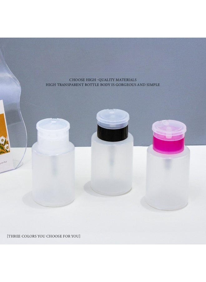 يوكانبي 3 عبوات ضخ سائل للأظافر – زجاجات ضغط بسعة كبيرة لمزيل الطلاء ومنظف الأظافر وتخزين السوائل – طقم أدوات صالون قابل لإعادة التعبئة - Image 5