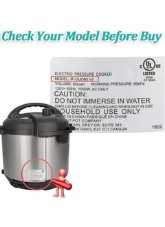 SYOSI Steam Valve, Pressure Cooker Valve Replacement Part Accessories, with 3 Silicone Caps  - Image 4