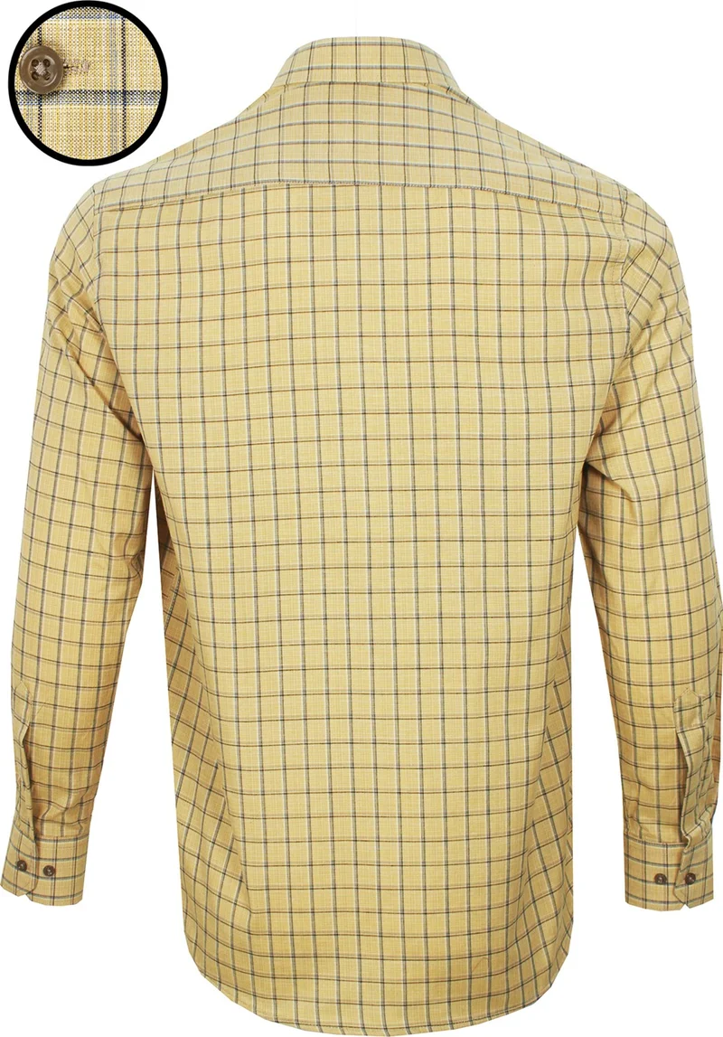 Varetta Men's Blue Checked Long Sleeve Classic Cut Collar Buttoned Shirt