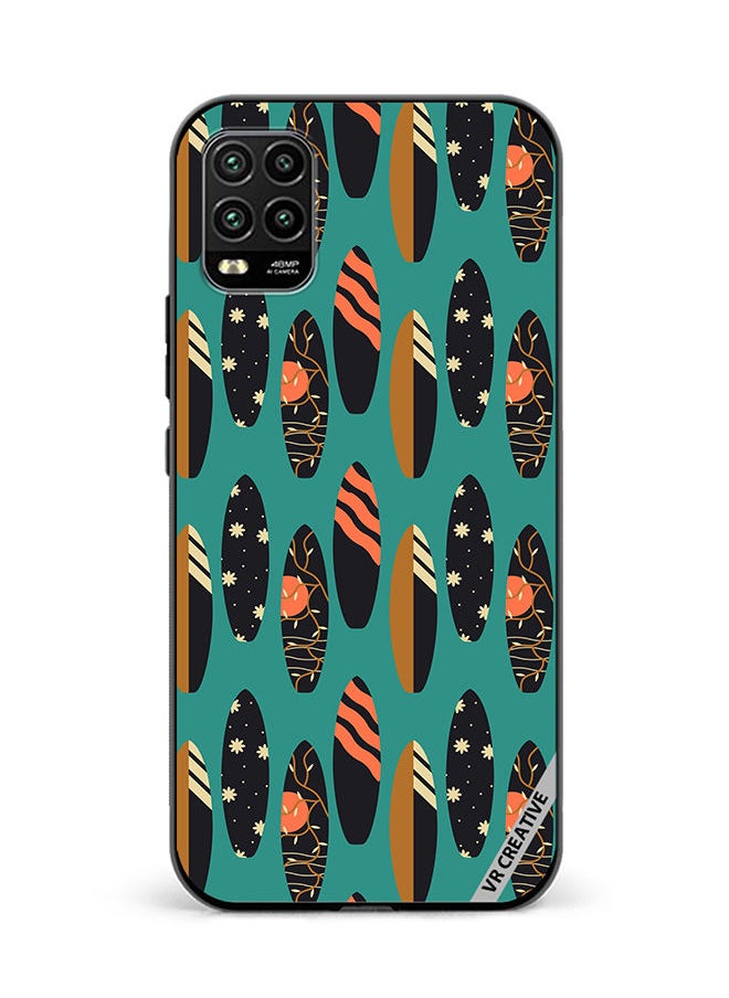 VR CREATIVE Protective Case Cover For Xiaomi Mi 10 Lite 5G Pattern With Surfboards Design Multicolour  - Image 1