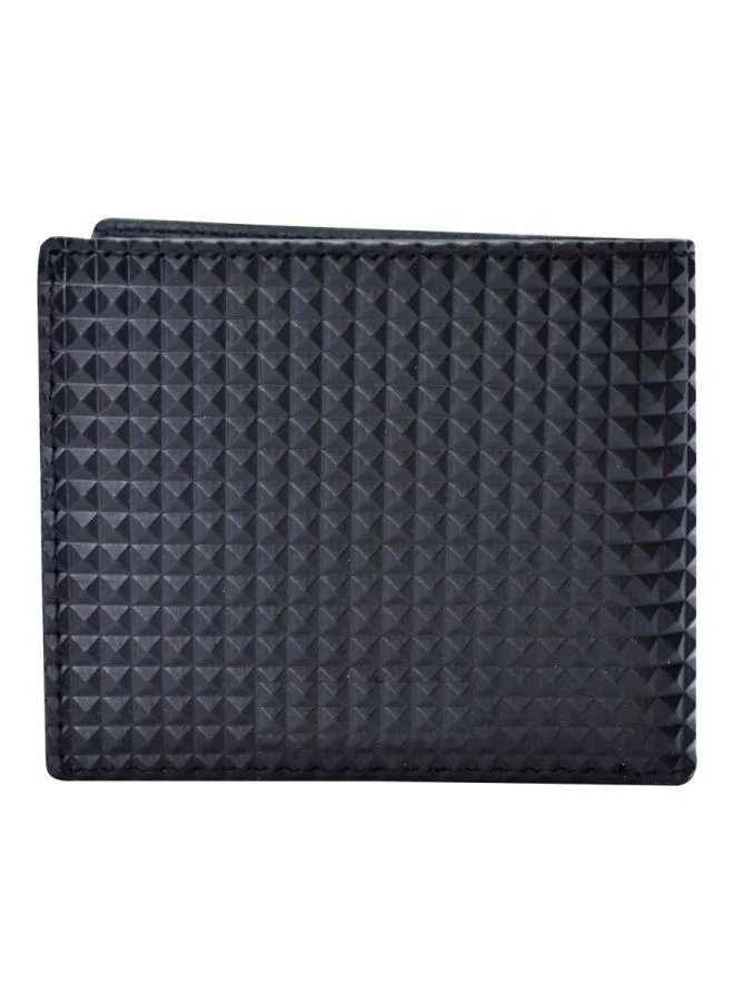 بوليس Weaved Logo Textured Wallet