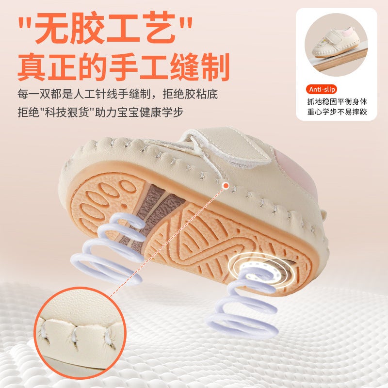 New Soft Sole One Year Old Baby Toddler Shoes Princess 6-12 Months Baby Girl Baby Shoes Autumn - Image 5